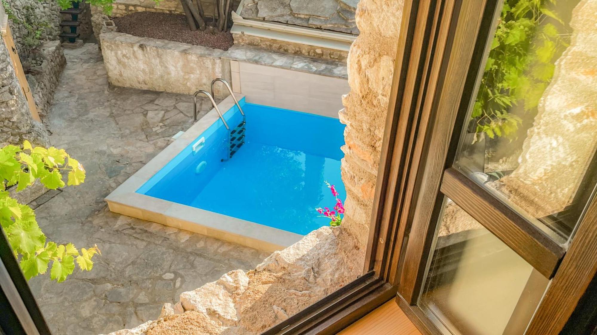 Villa Historic Pocitelj With Pool And Incredible Views On The River And Landmarks 外观 照片